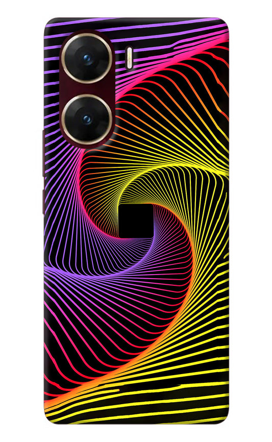 Colorful Strings Vivo V29E Back Cover