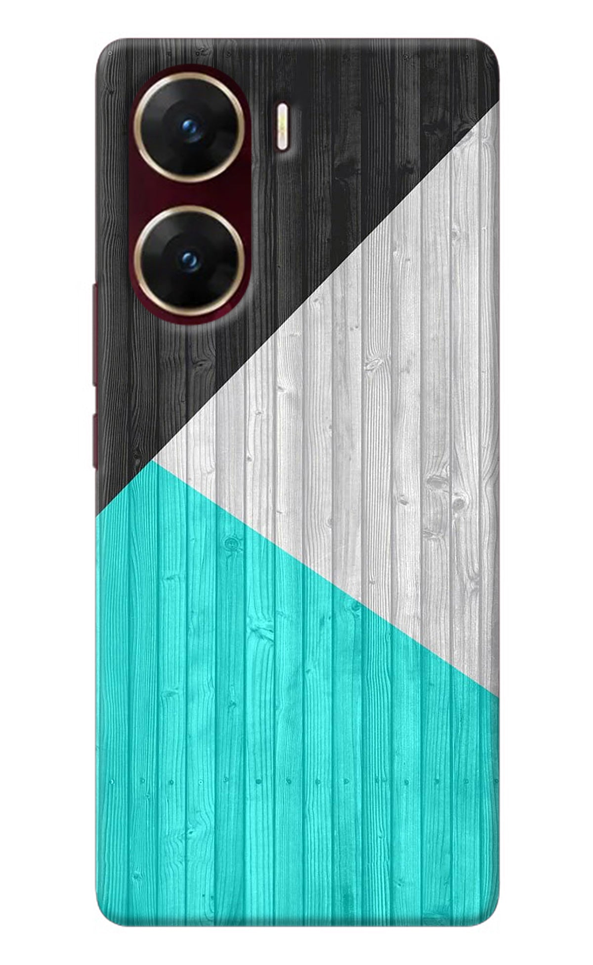 Wooden Abstract Vivo V29E Back Cover