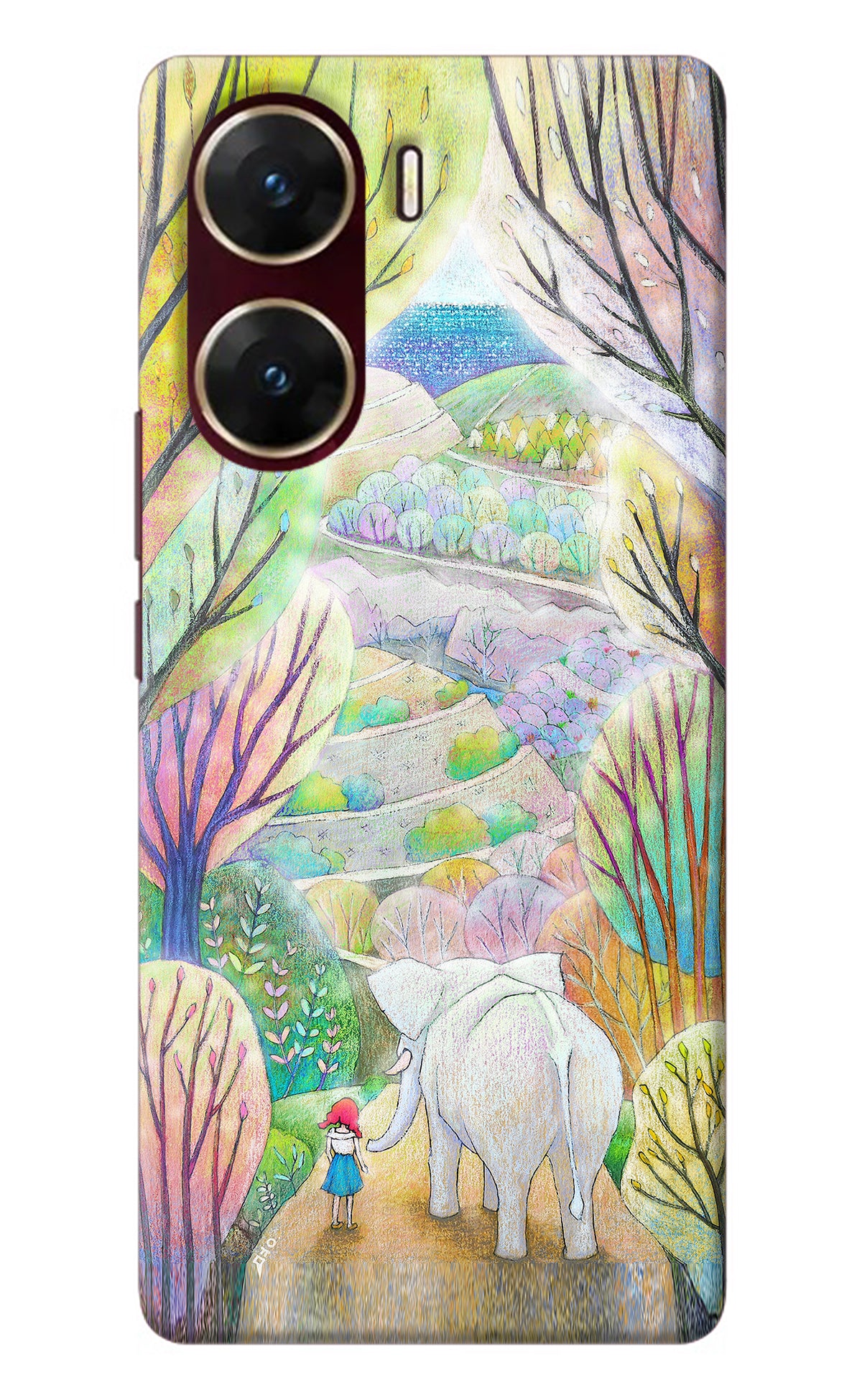 Nature Painting Vivo V29E Back Cover