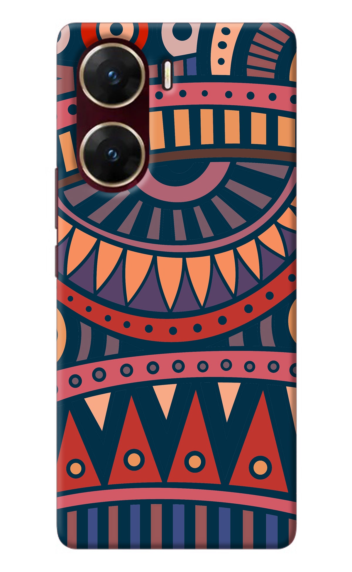 African Culture Design Vivo V29E Back Cover