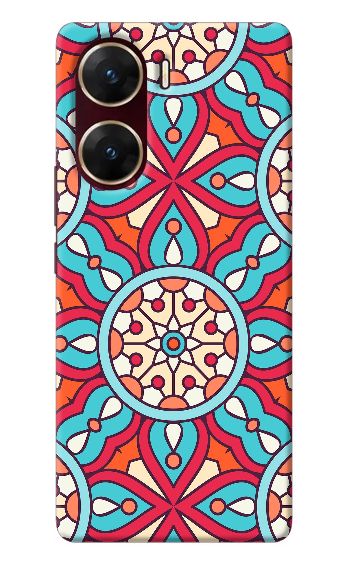 Mandala Geometric Vivo V29E Back Cover