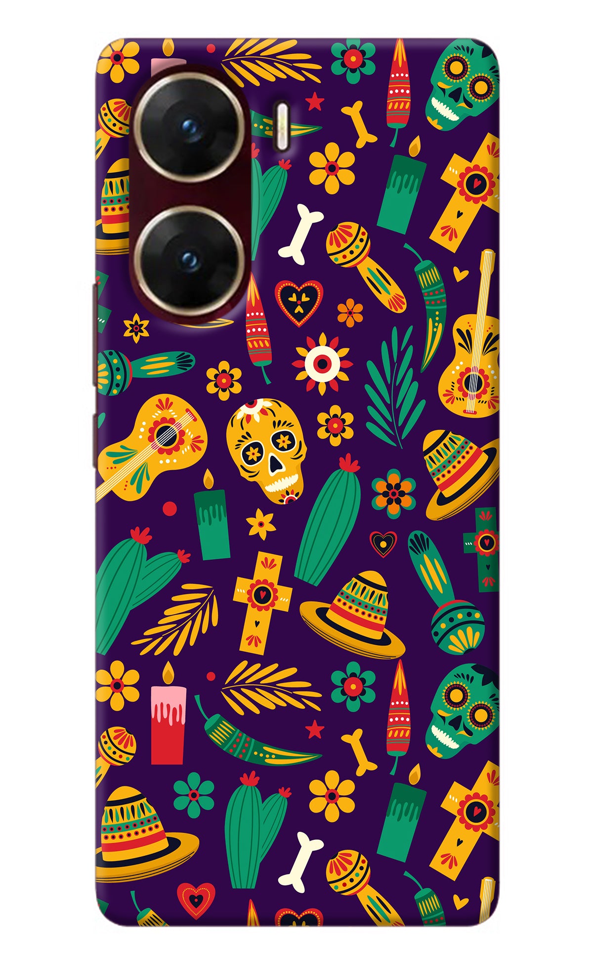 Mexican Artwork Vivo V29E Back Cover