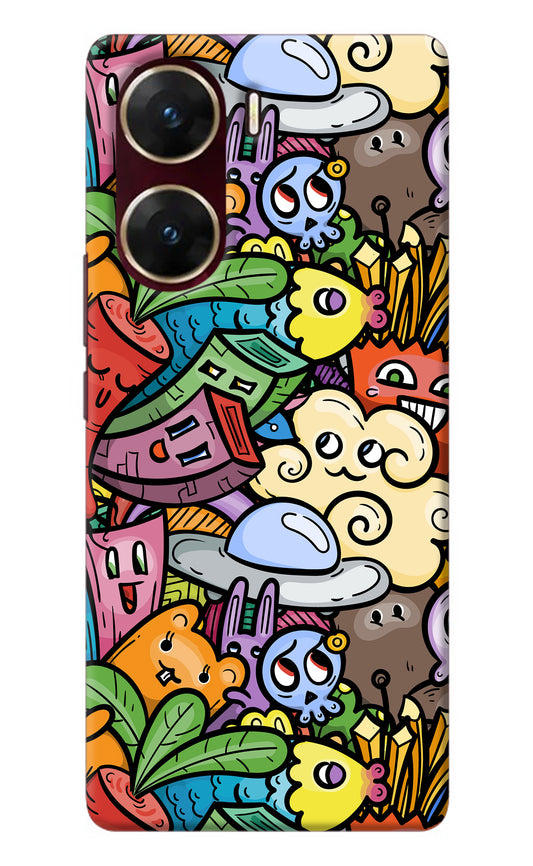 Veggie Doodle Vivo V29E Back Cover