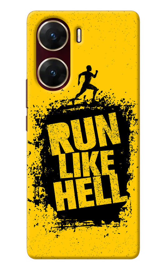 Run Like Hell Vivo V29E Back Cover