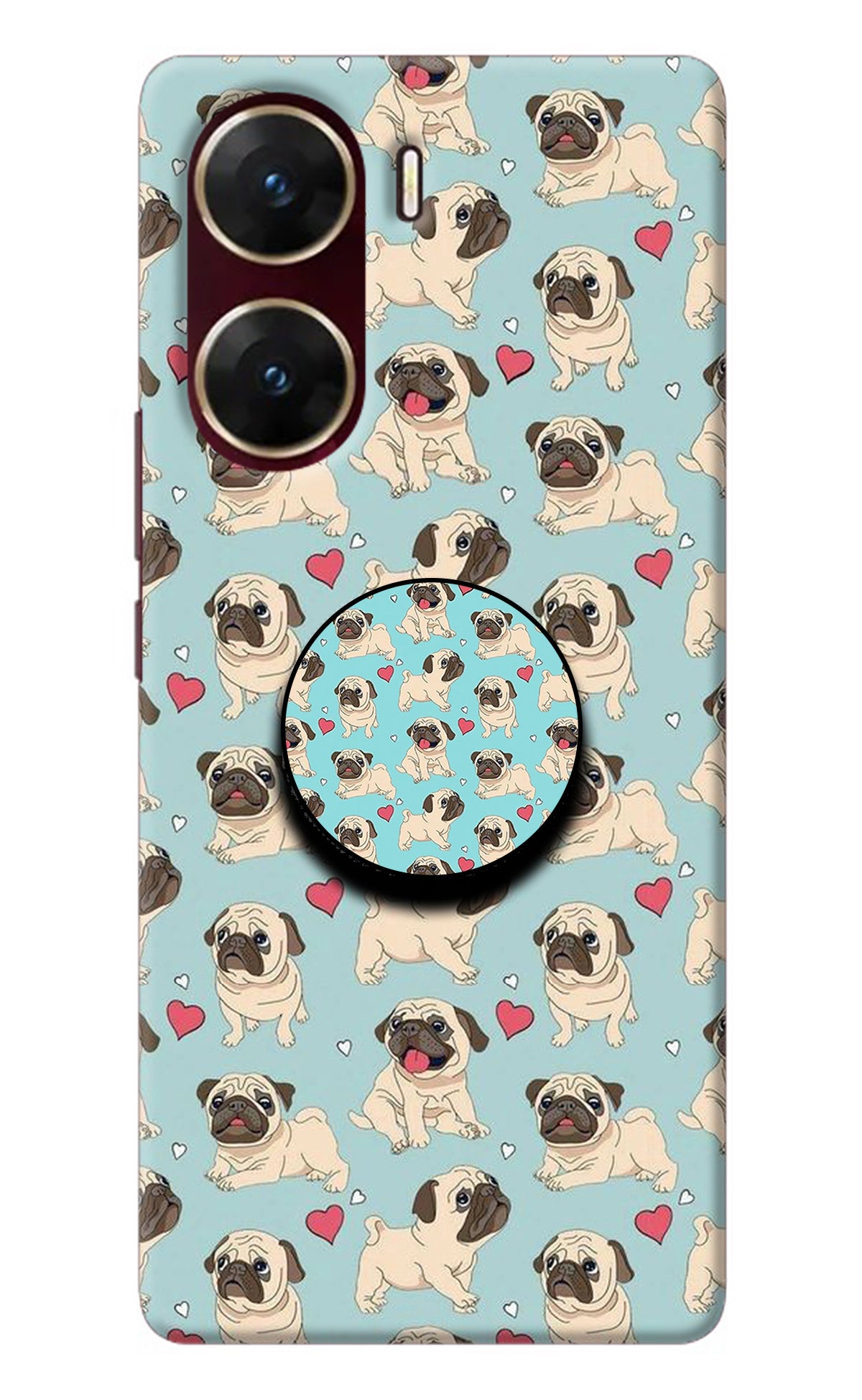 Pug Dog Vivo V29E Pop Case