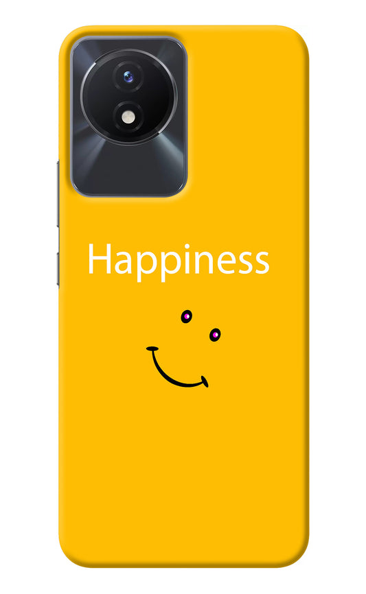 Happiness With Smiley Vivo Y02/Y02T Back Cover