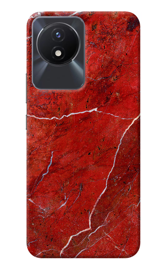 Red Marble Design Vivo Y02/Y02T Back Cover