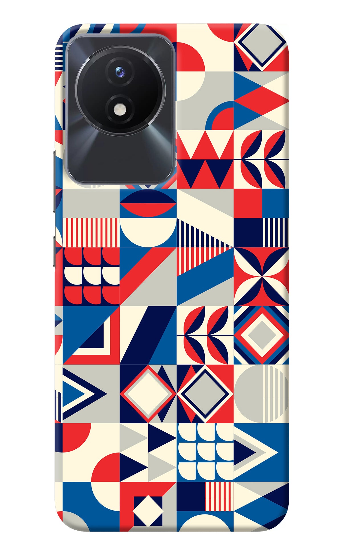 Colorful Pattern Vivo Y02/Y02T Back Cover