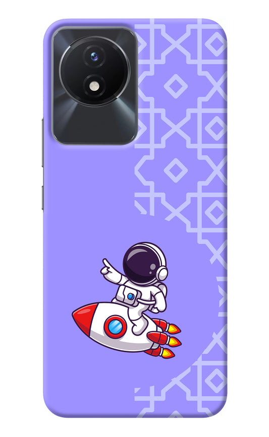Cute Astronaut Vivo Y02/Y02T Back Cover