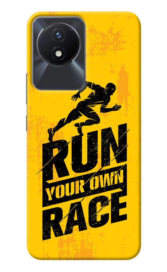 Run Your Own Race Vivo Y02/Y02T Back Cover