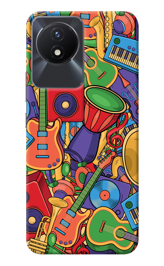 Music Instrument Doodle Vivo Y02/Y02T Back Cover