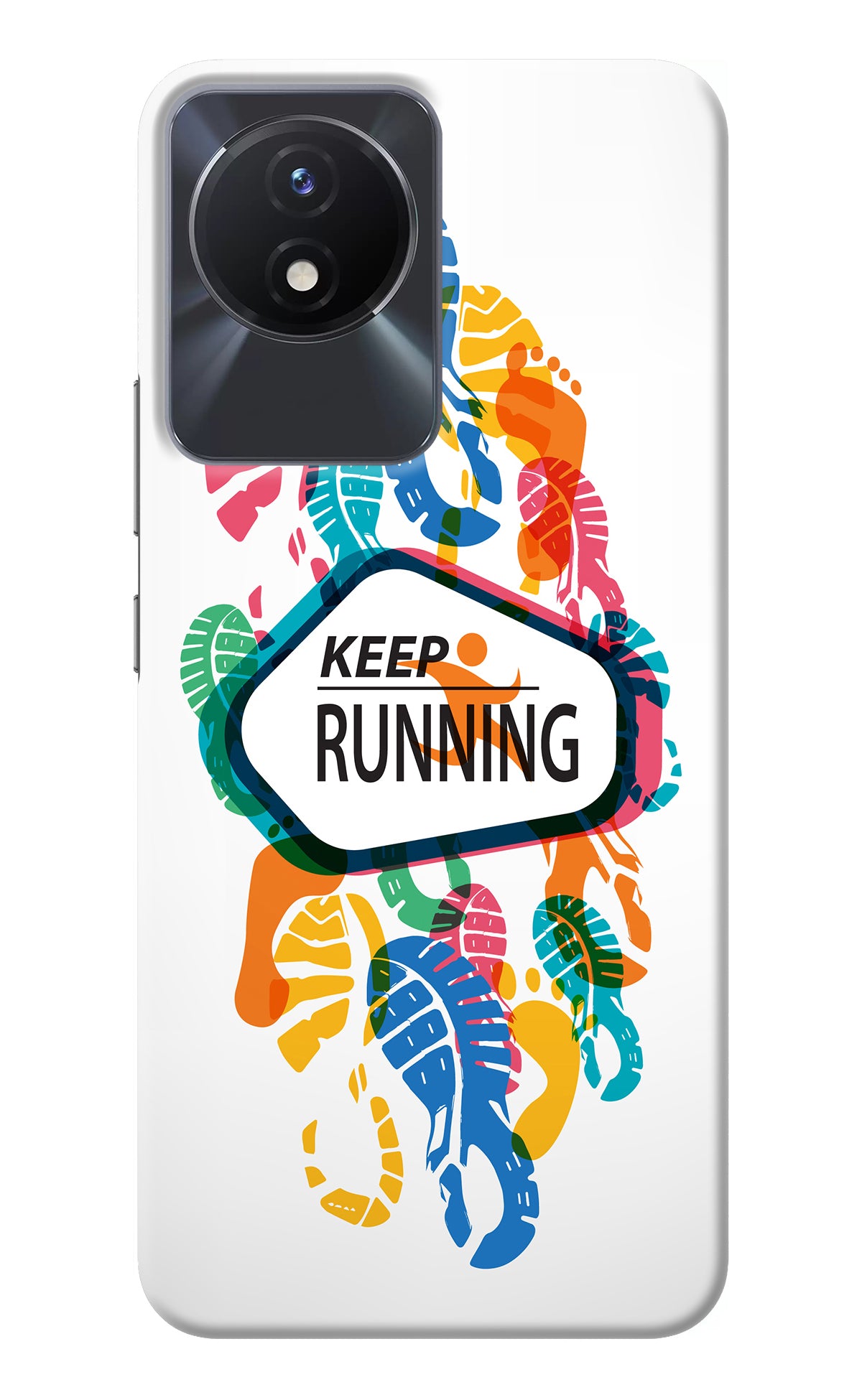 Keep Running Vivo Y02/Y02T Back Cover