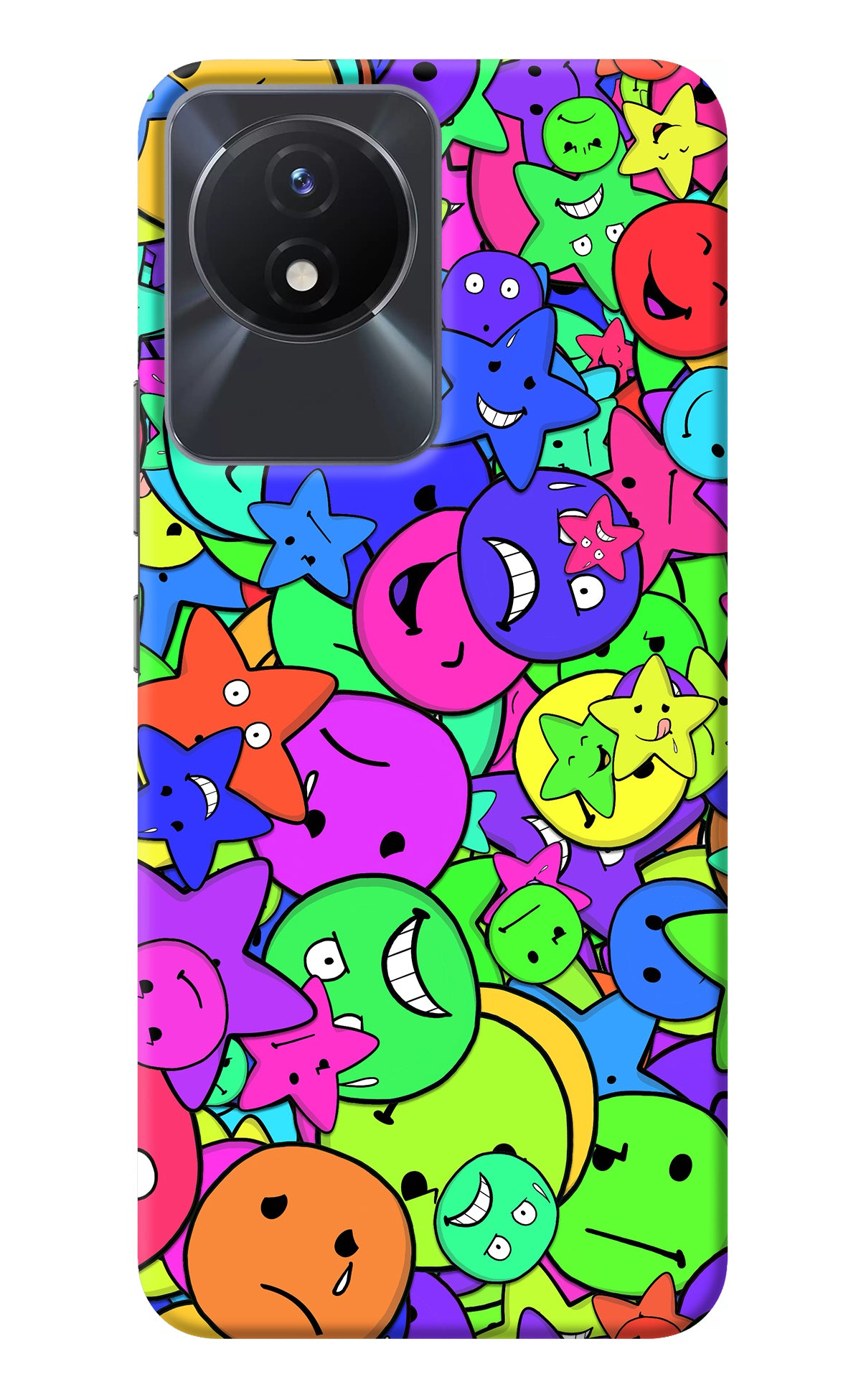 Fun Doodle Vivo Y02/Y02T Back Cover