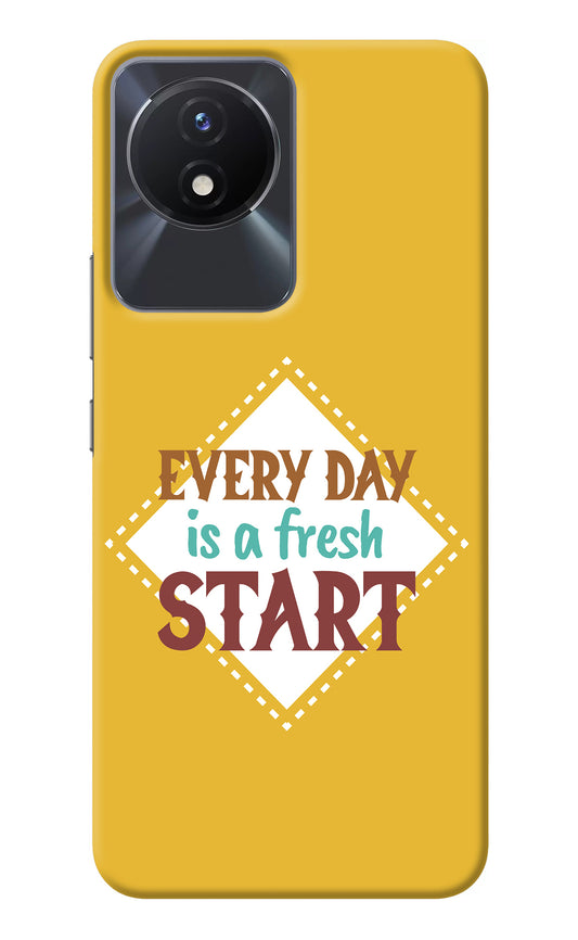 Every day is a Fresh Start Vivo Y02/Y02T Back Cover