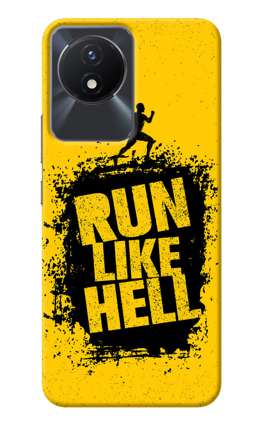 Run Like Hell Vivo Y02/Y02T Back Cover