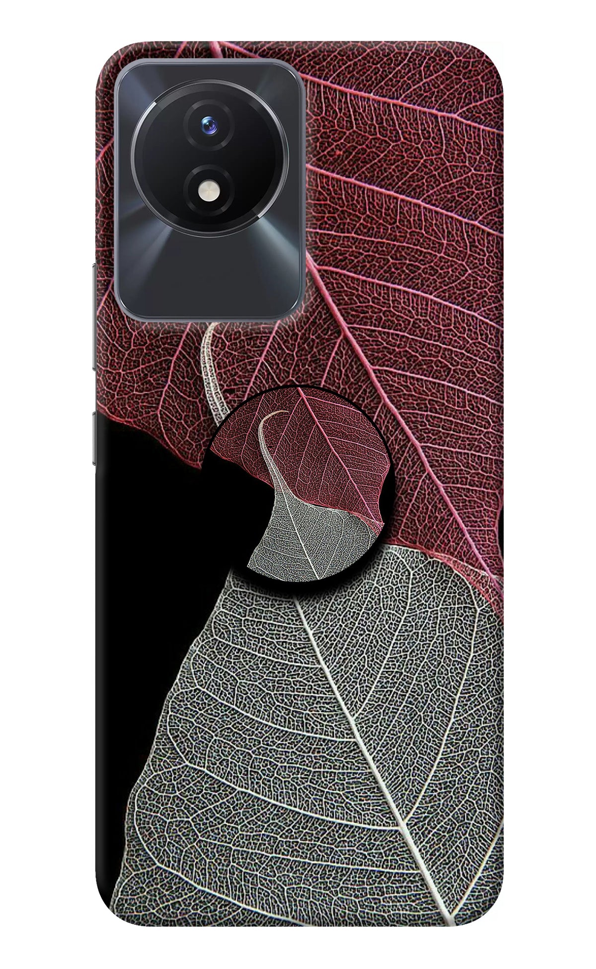 Leaf Pattern Vivo Y02/Y02T Pop Case