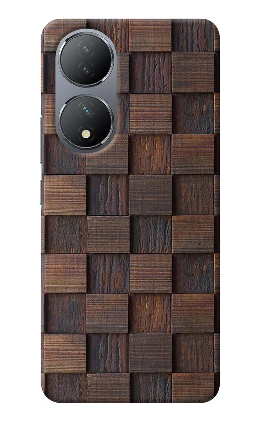 Wooden Cube Design Vivo Y100 Back Cover