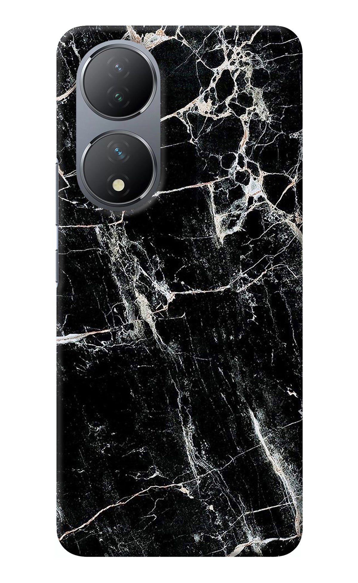 Black Marble Texture Vivo Y100 Back Cover