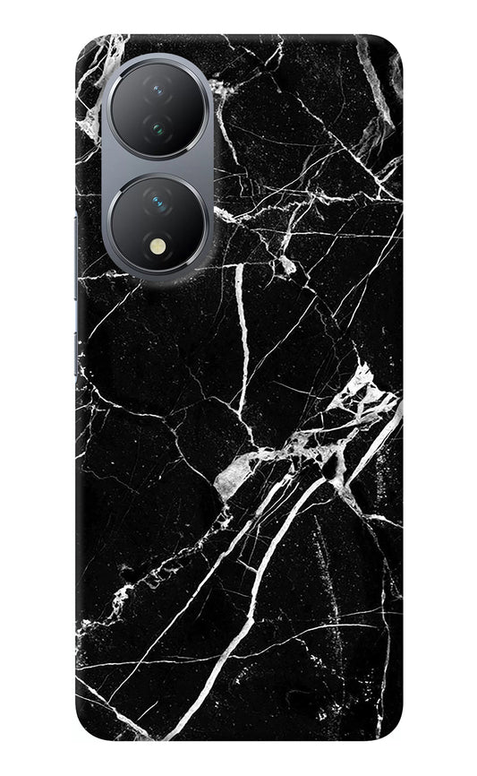 Black Marble Pattern Vivo Y100 Back Cover