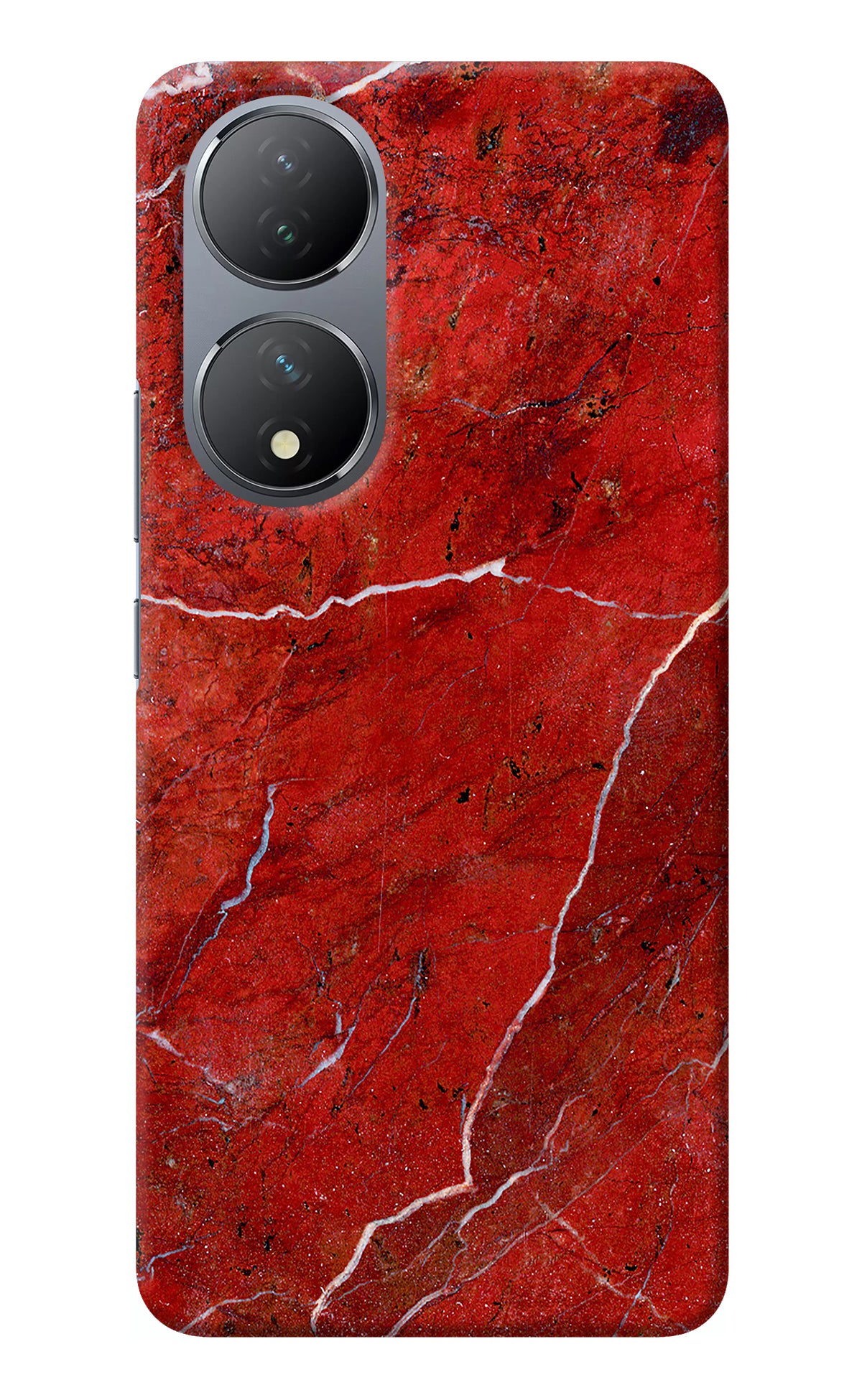 Red Marble Design Vivo Y100 Back Cover