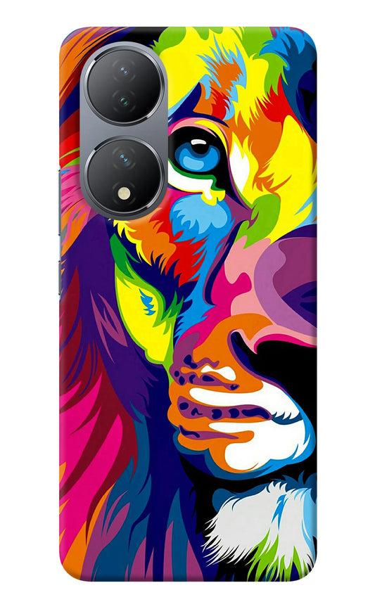 Lion Half Face Vivo Y100 Back Cover