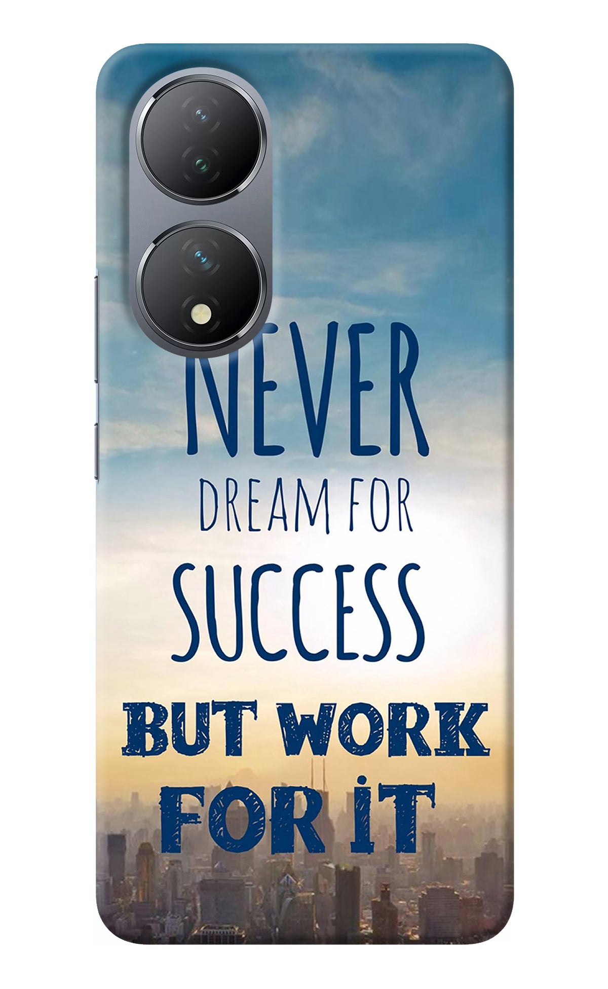 Never Dream For Success But Work For It Vivo Y100 Back Cover