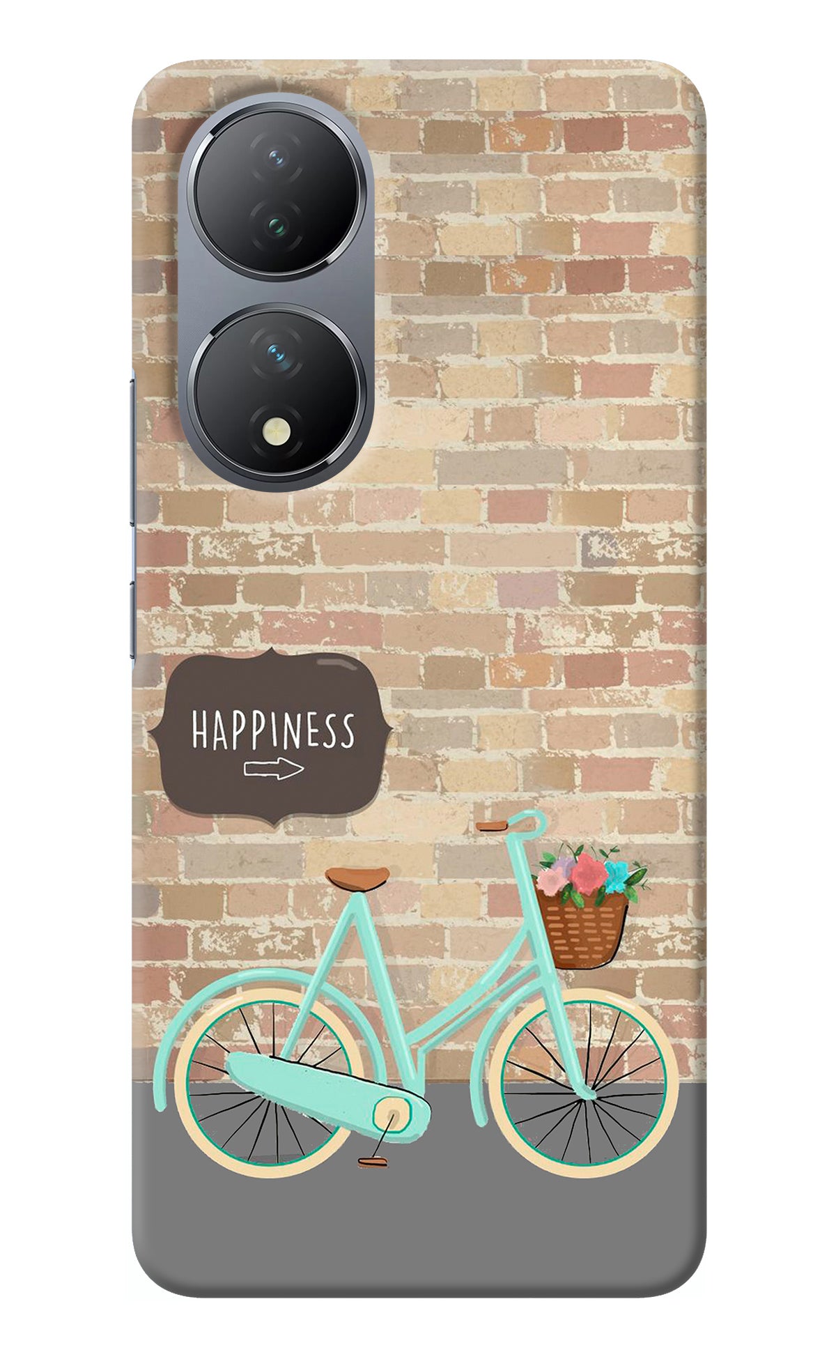 Happiness Artwork Vivo Y100 Back Cover