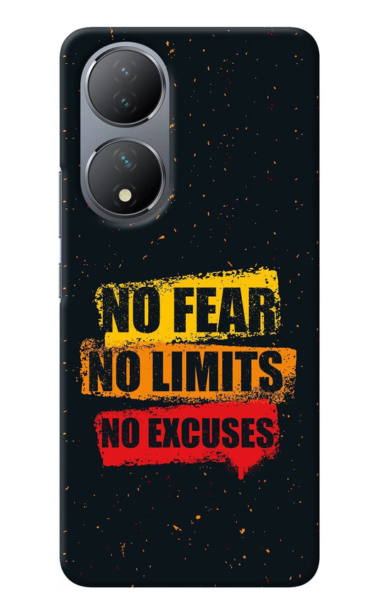 No Fear No Limits No Excuse Vivo Y100 Back Cover