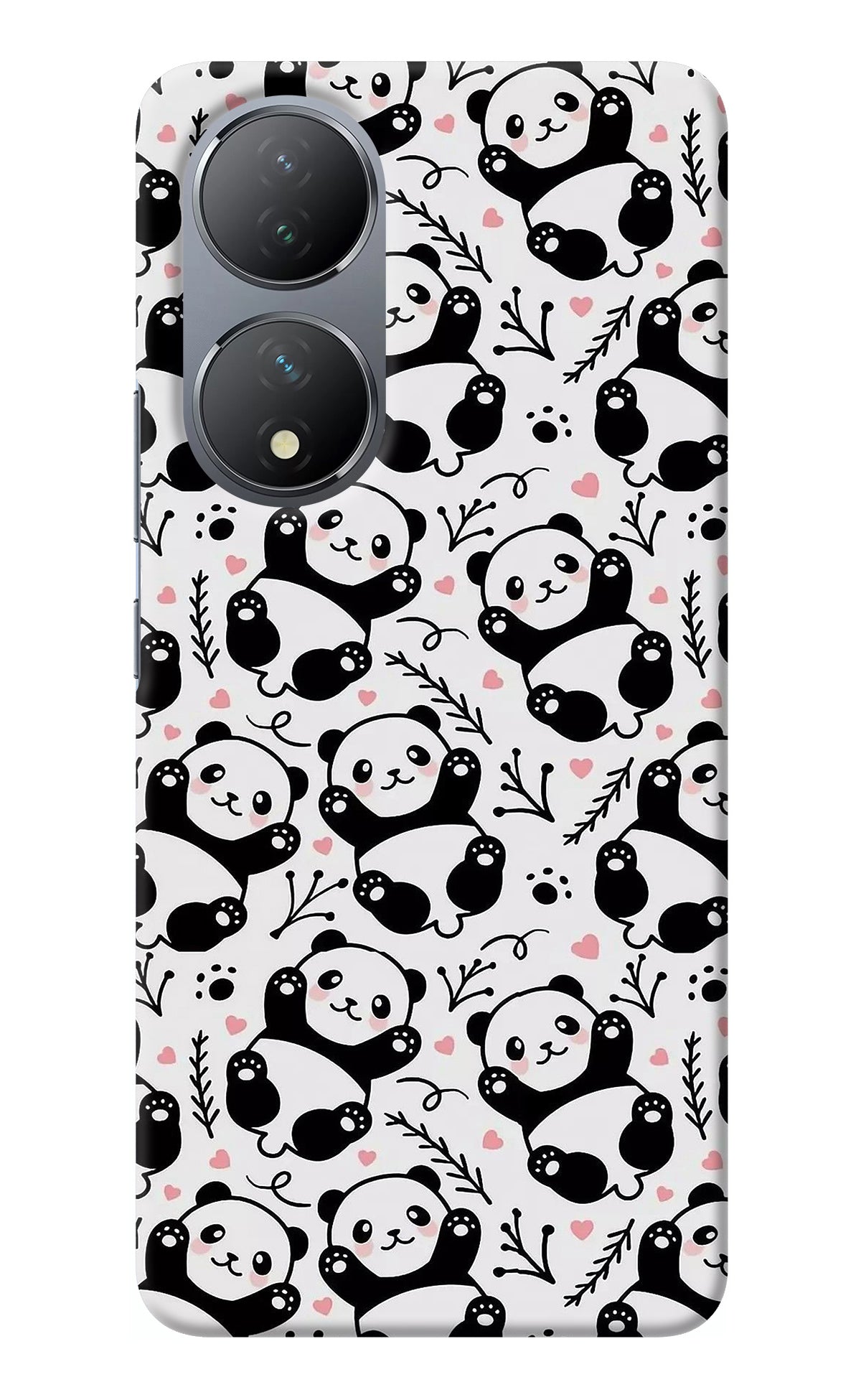 Cute Panda Vivo Y100 Back Cover