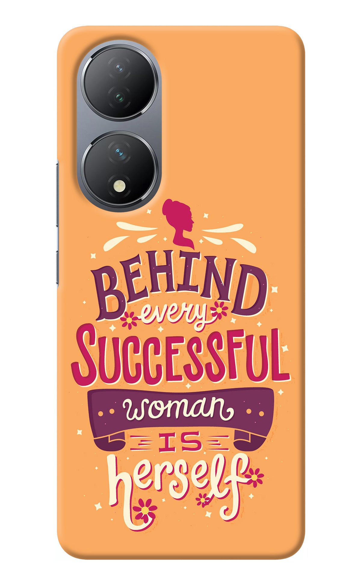 Behind Every Successful Woman There Is Herself Vivo Y100 Back Cover