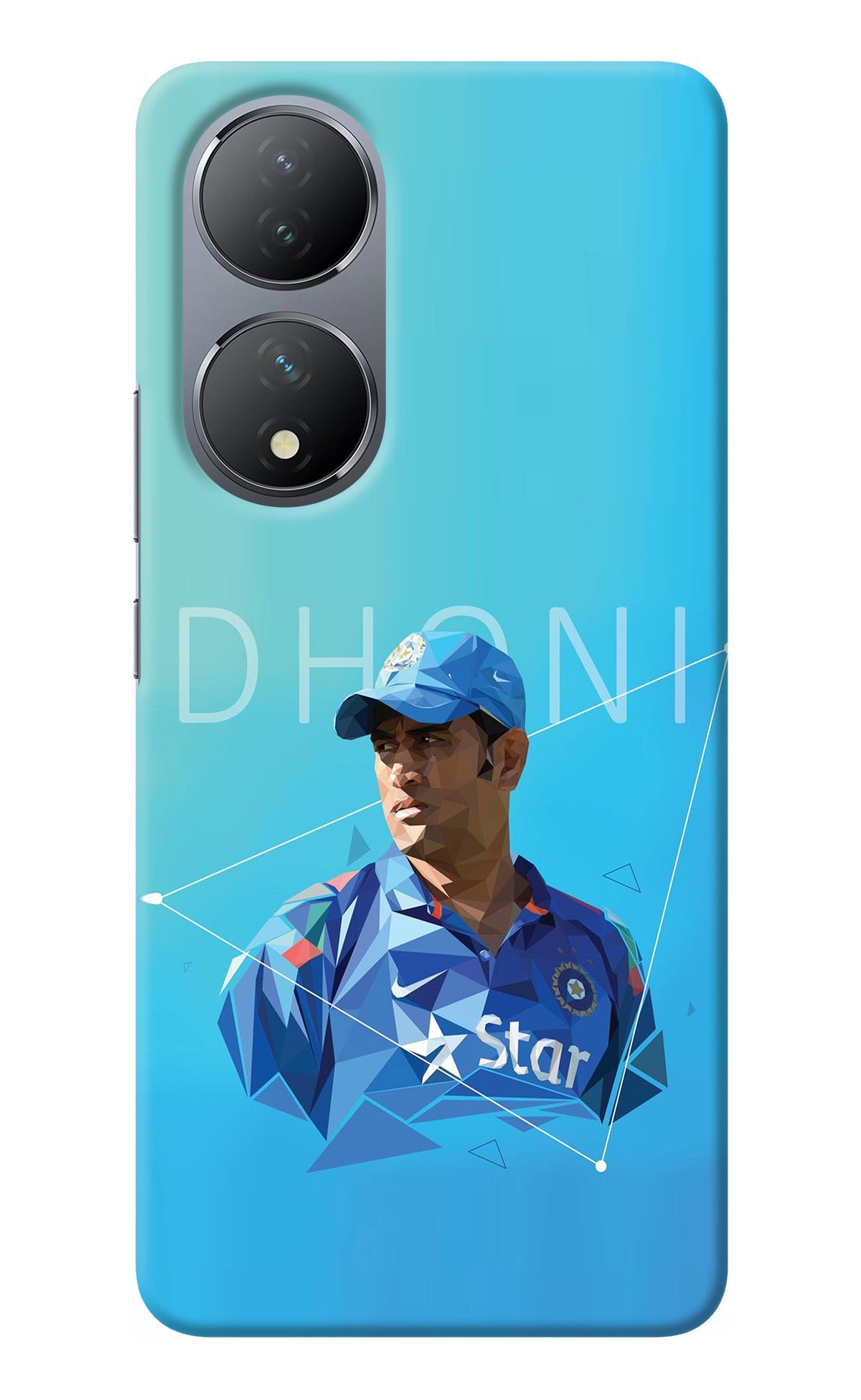 Dhoni Artwork Vivo Y100 Back Cover