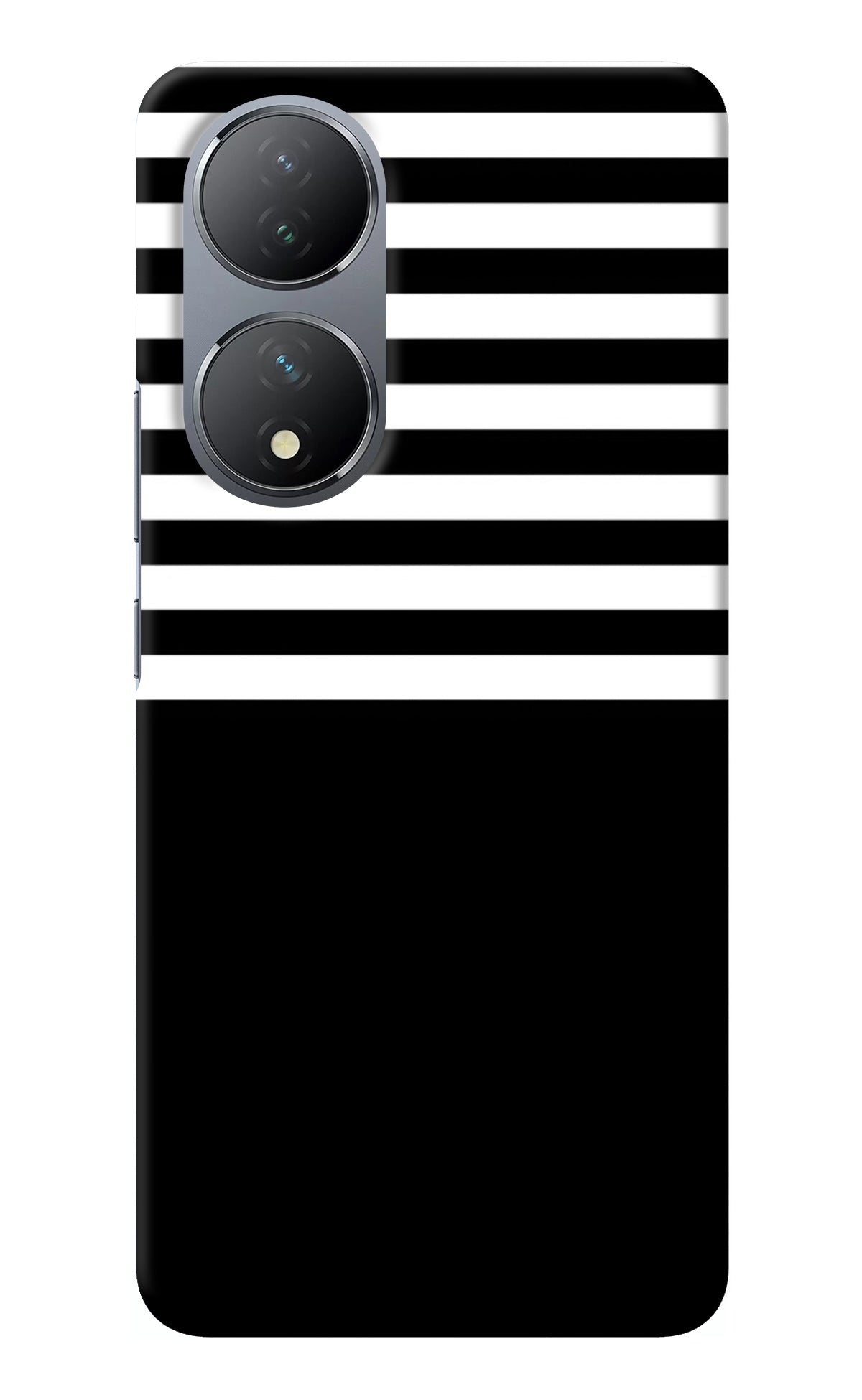 Black and White Print Vivo Y100 Back Cover