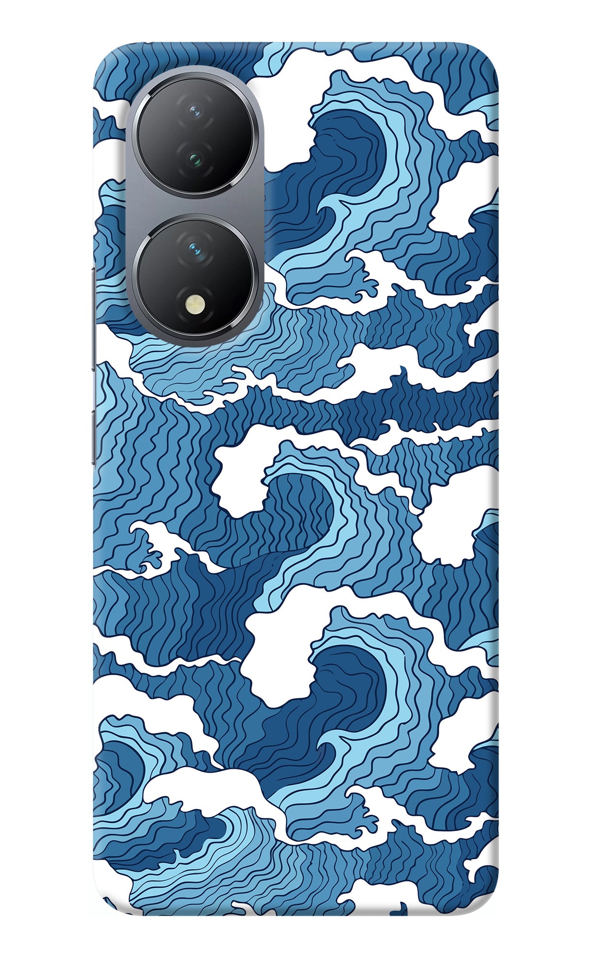 Blue Waves Vivo Y100 Back Cover