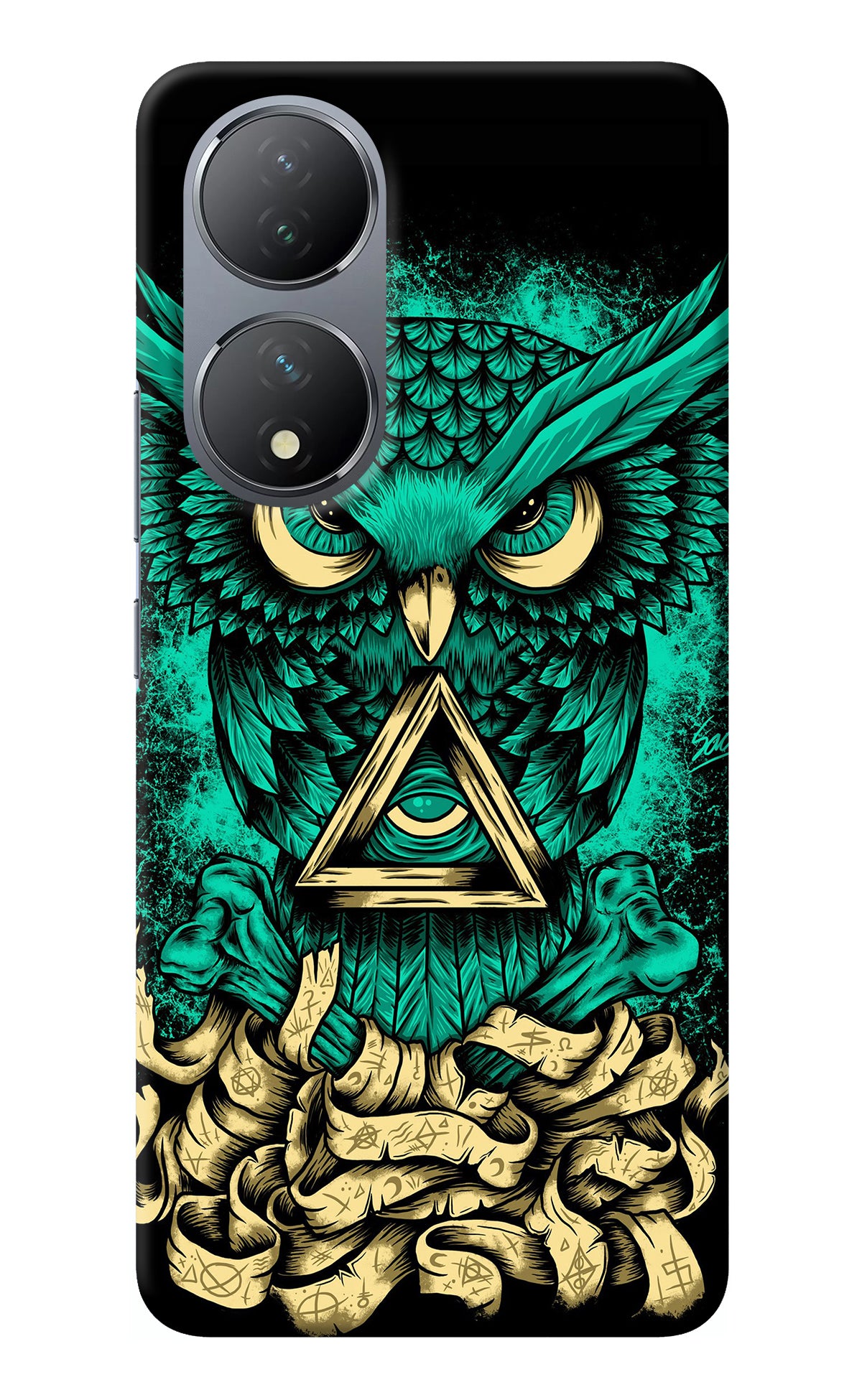 Green Owl Vivo Y100 Back Cover