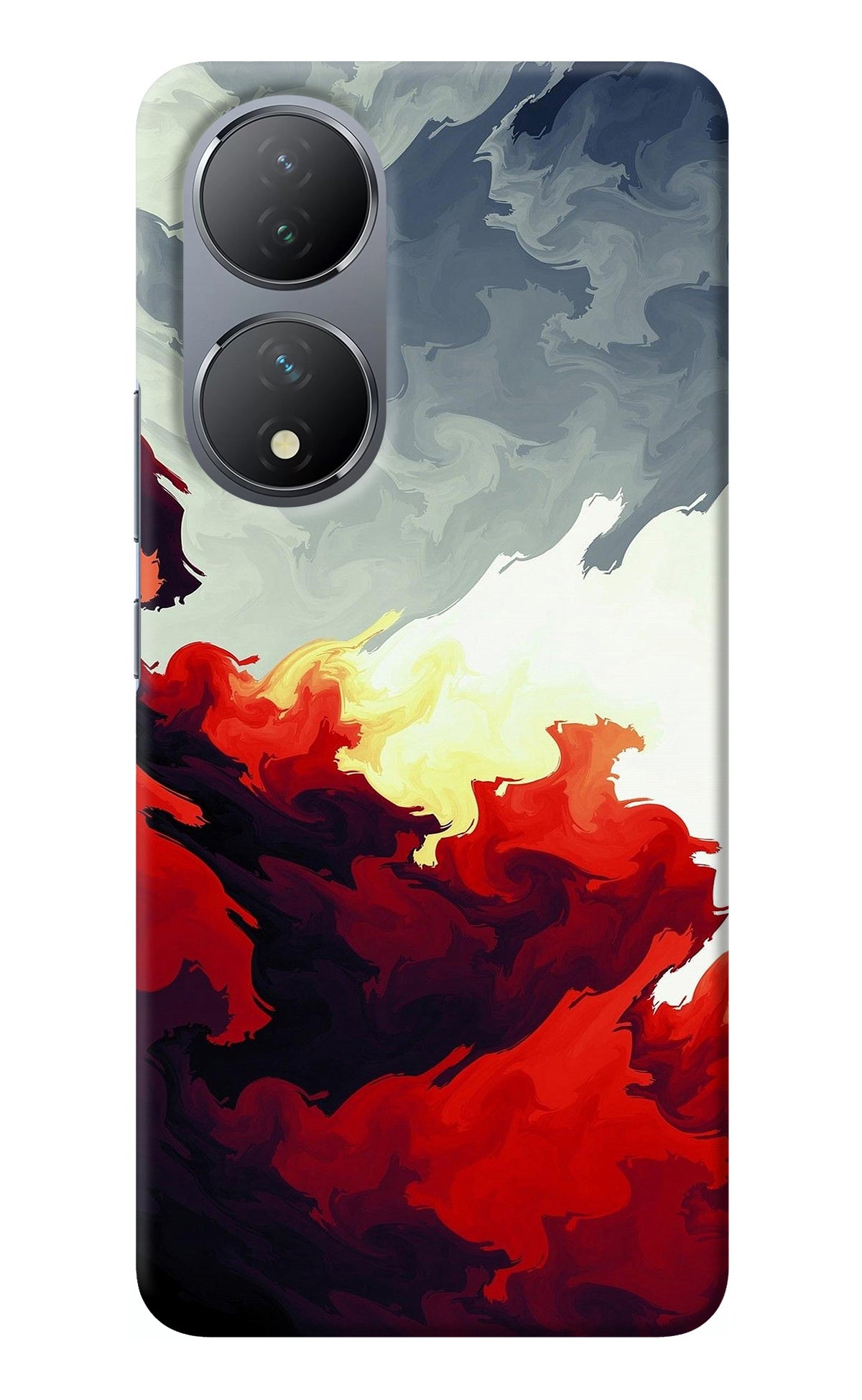 Fire Cloud Vivo Y100 Back Cover