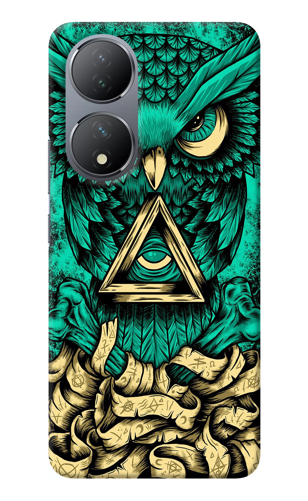 Green Owl Vivo Y100 Back Cover