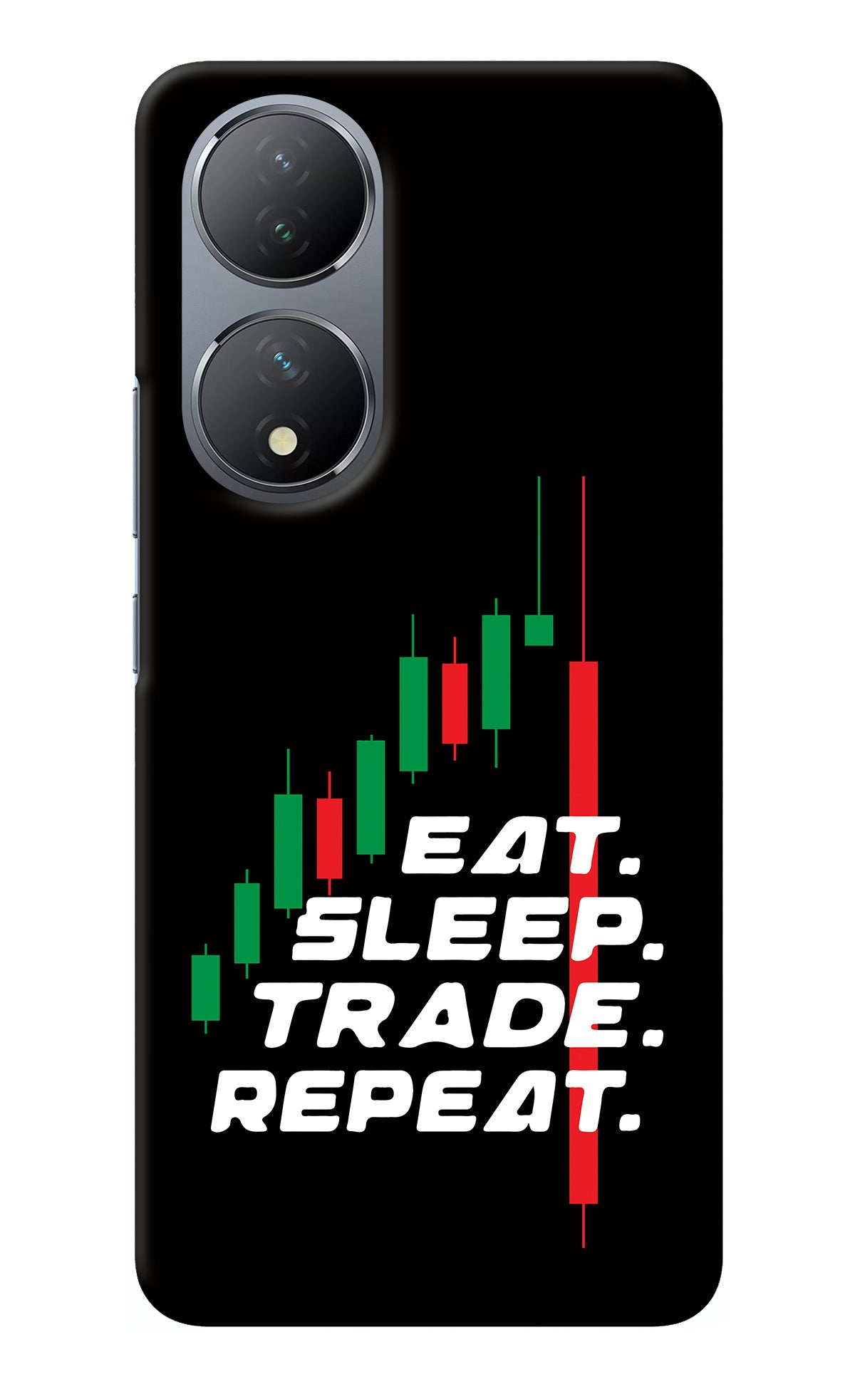 Eat Sleep Trade Repeat Vivo Y100 Back Cover