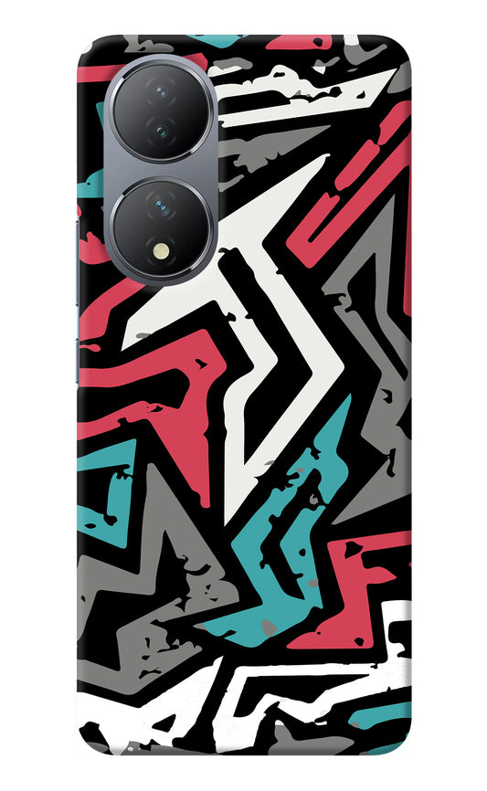 Geometric Graffiti Vivo Y100 Back Cover