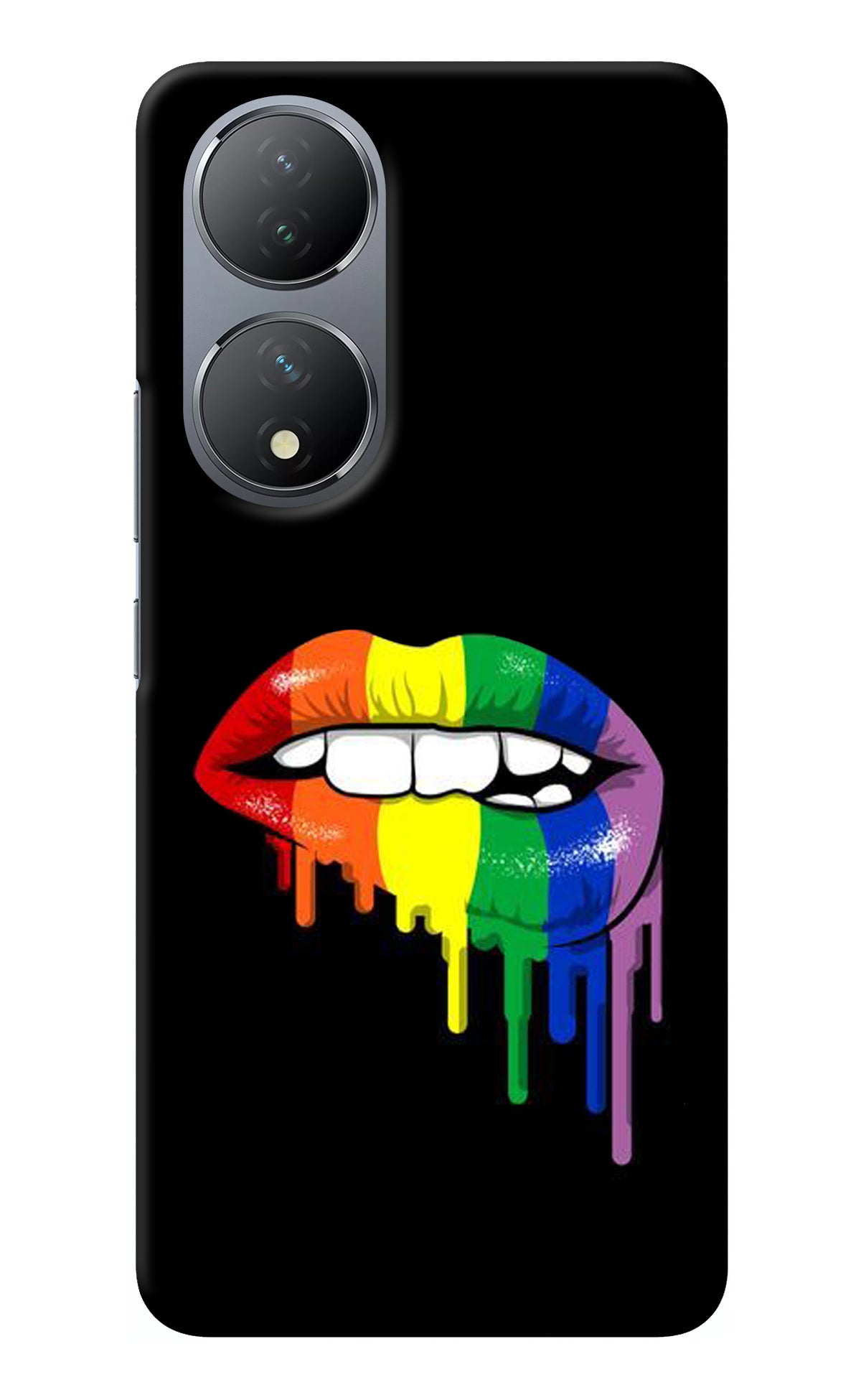 Lips Biting Vivo Y100 Back Cover