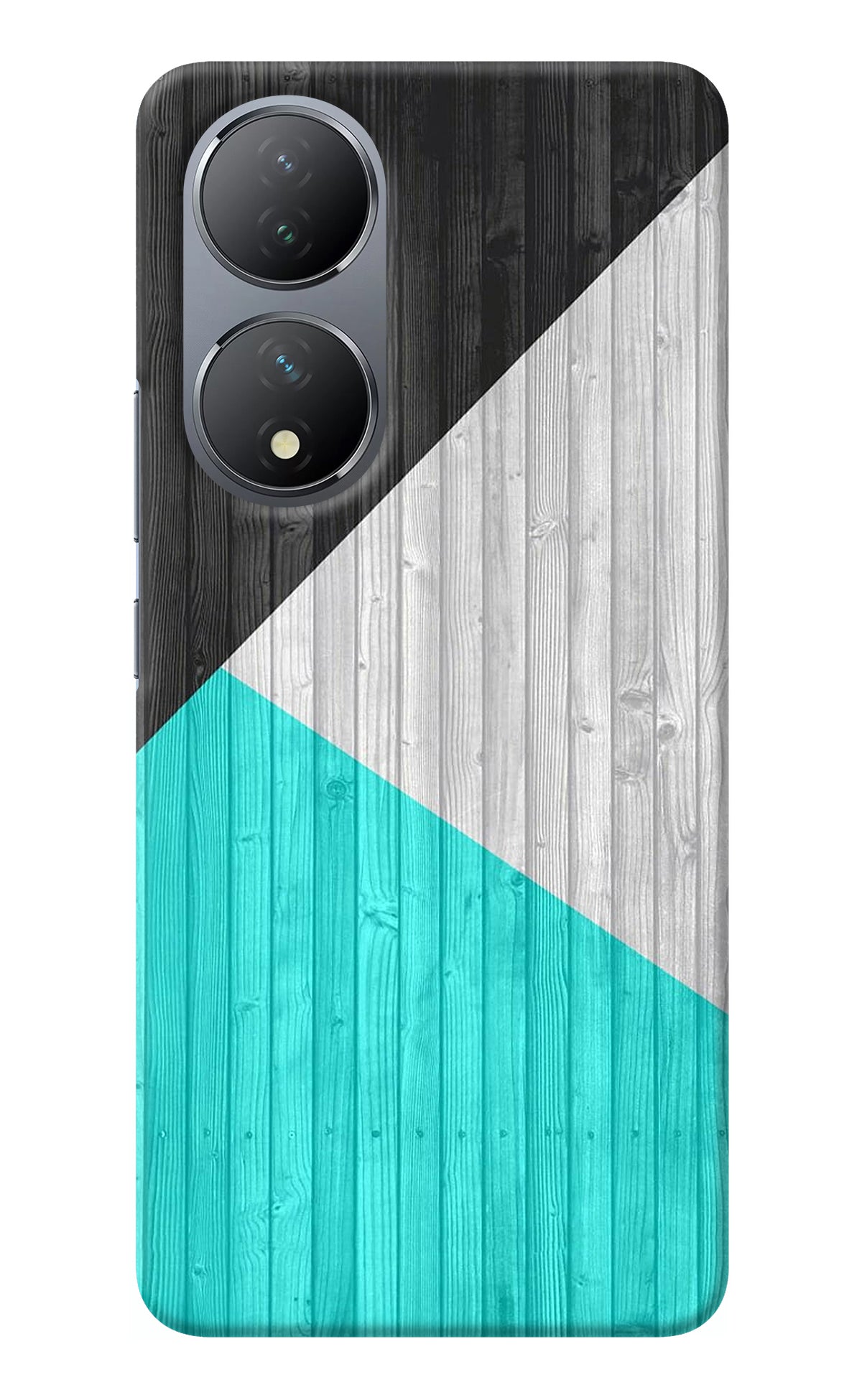 Wooden Abstract Vivo Y100 Back Cover