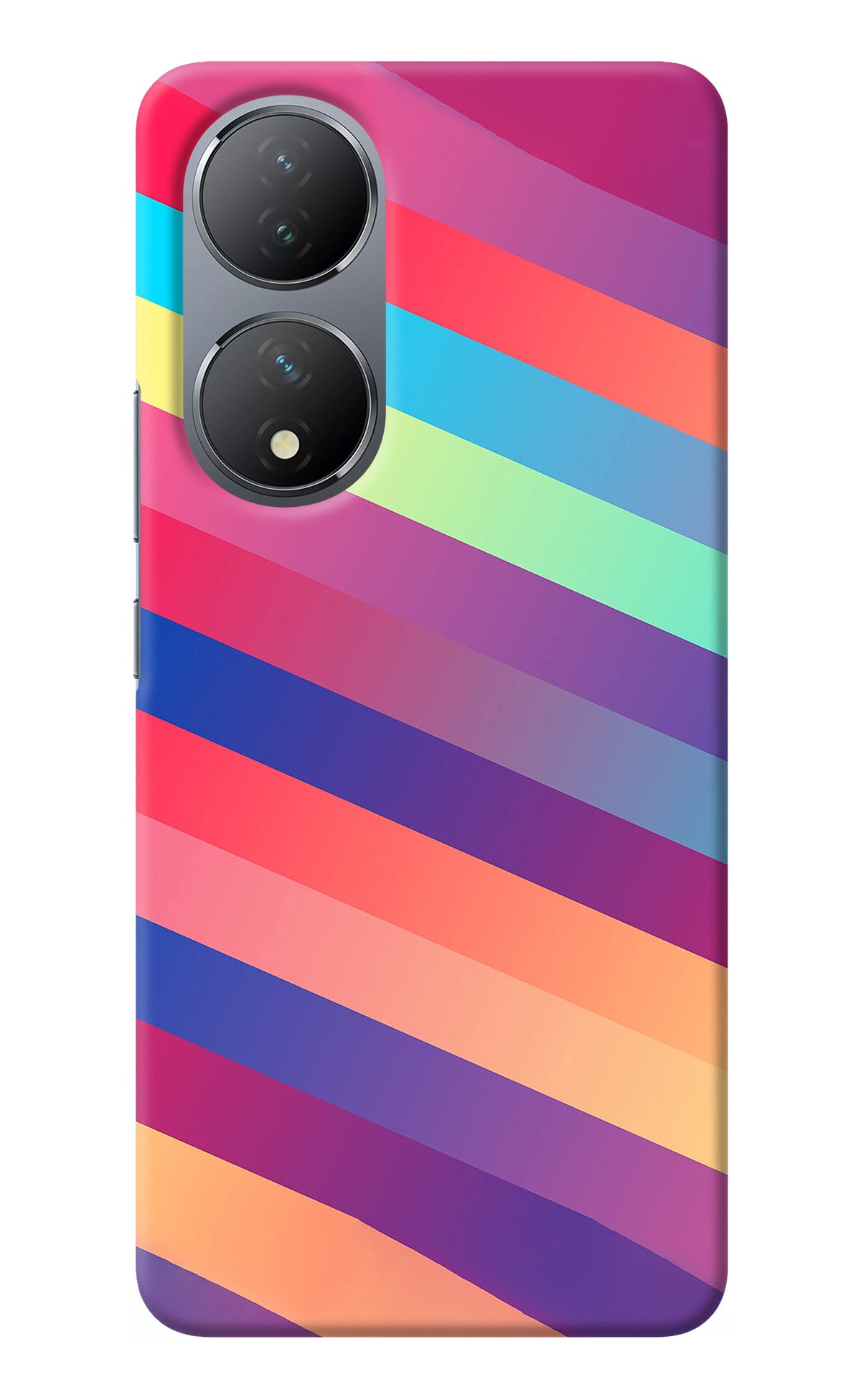 Stripes color Vivo Y100 Back Cover