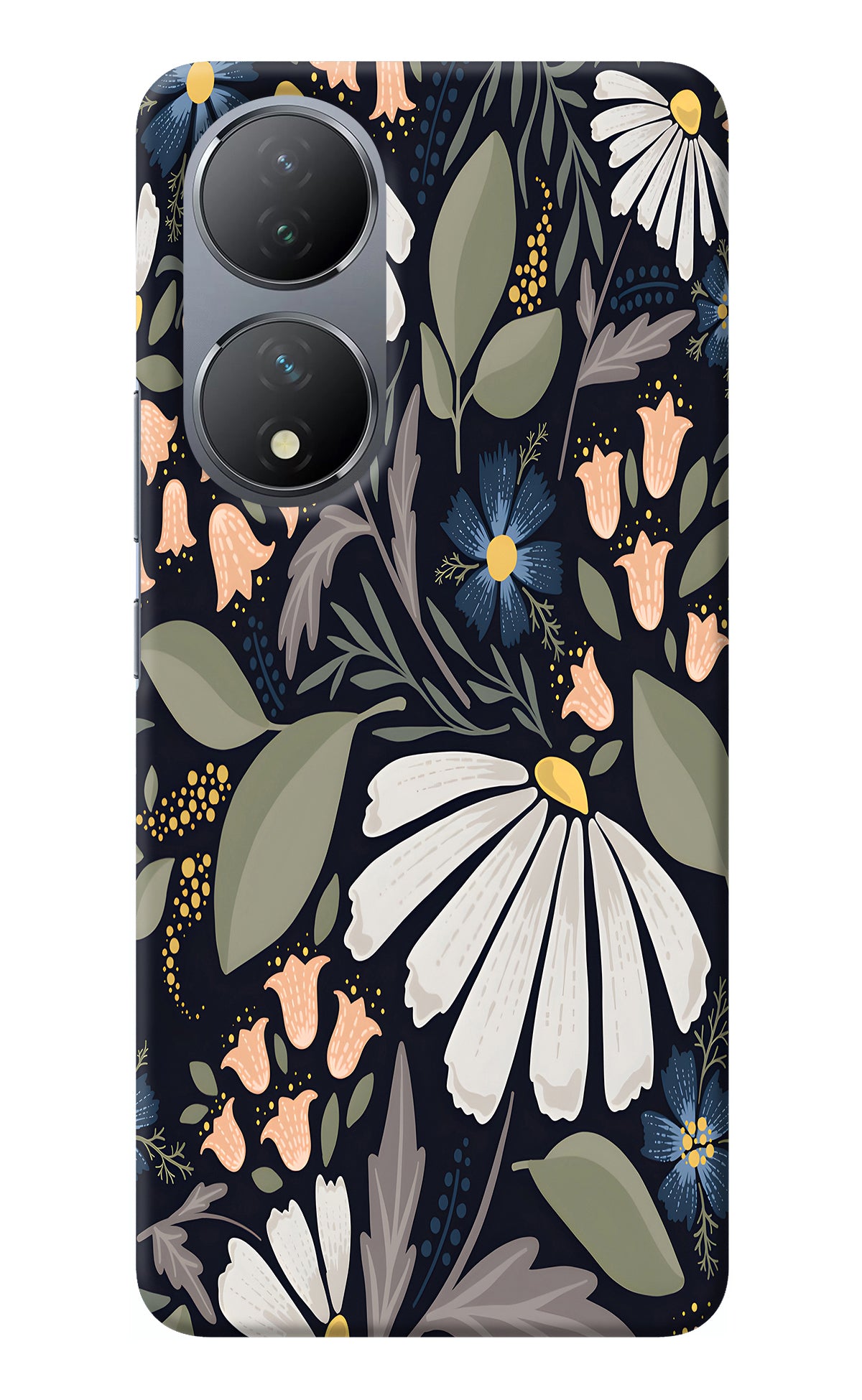 Flowers Art Vivo Y100 Back Cover