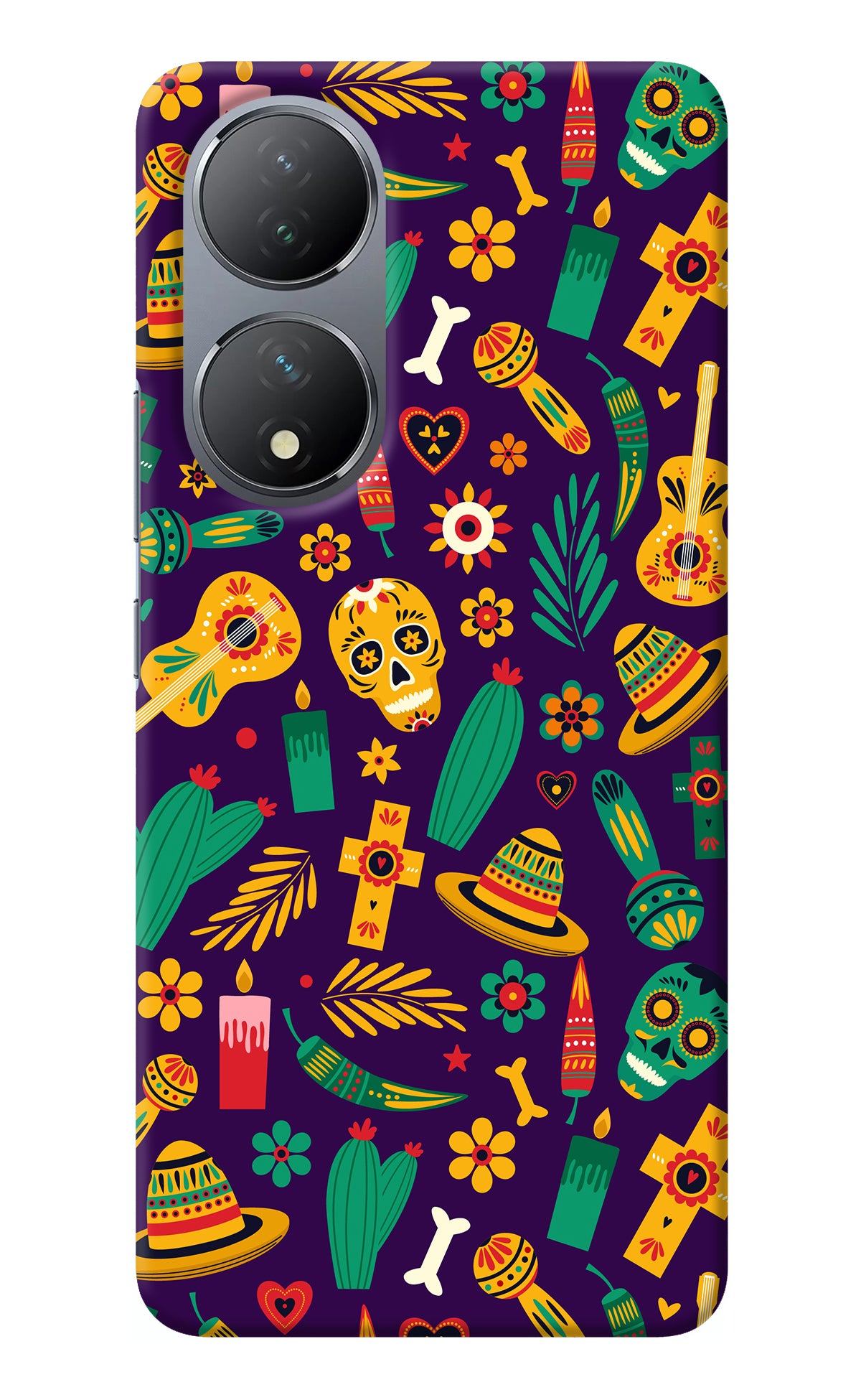 Mexican Artwork Vivo Y100 Back Cover