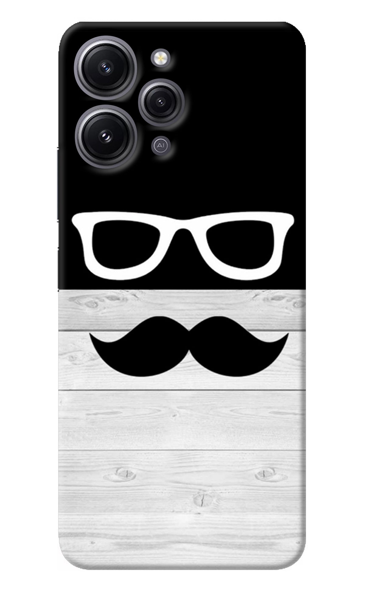 Mustache Redmi 12 4G Back Cover