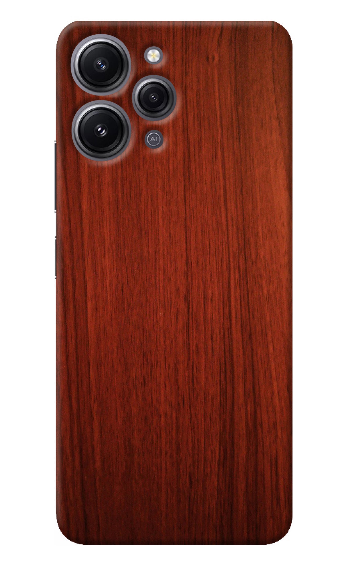 Wooden Plain Pattern Redmi 12 4G Back Cover