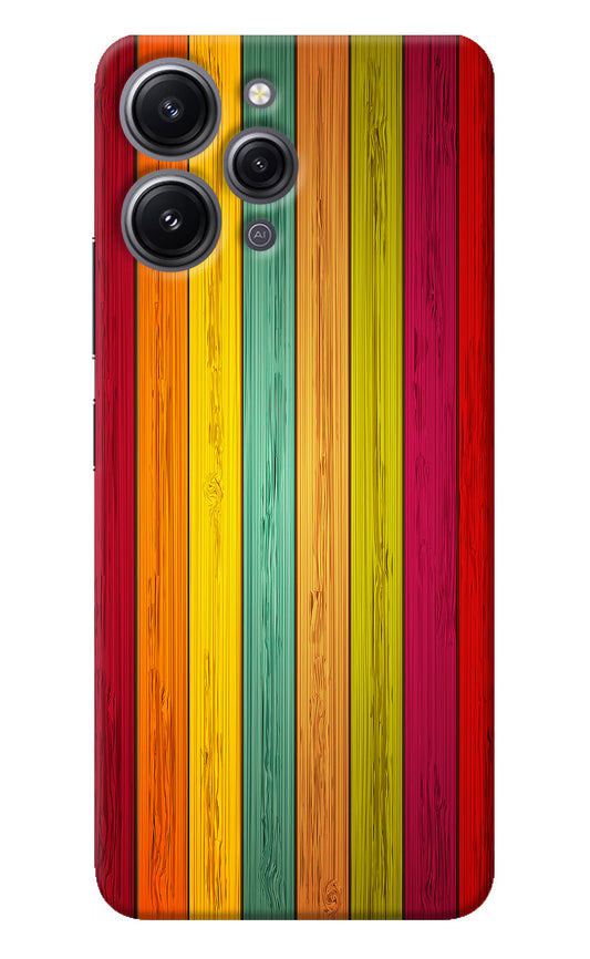 Multicolor Wooden Redmi 12 4G Back Cover