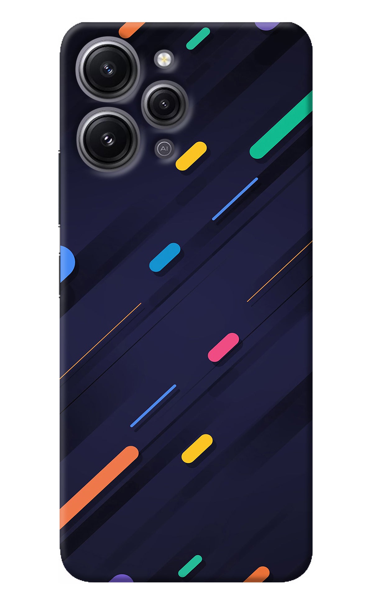 Abstract Design Redmi 12 4G Back Cover