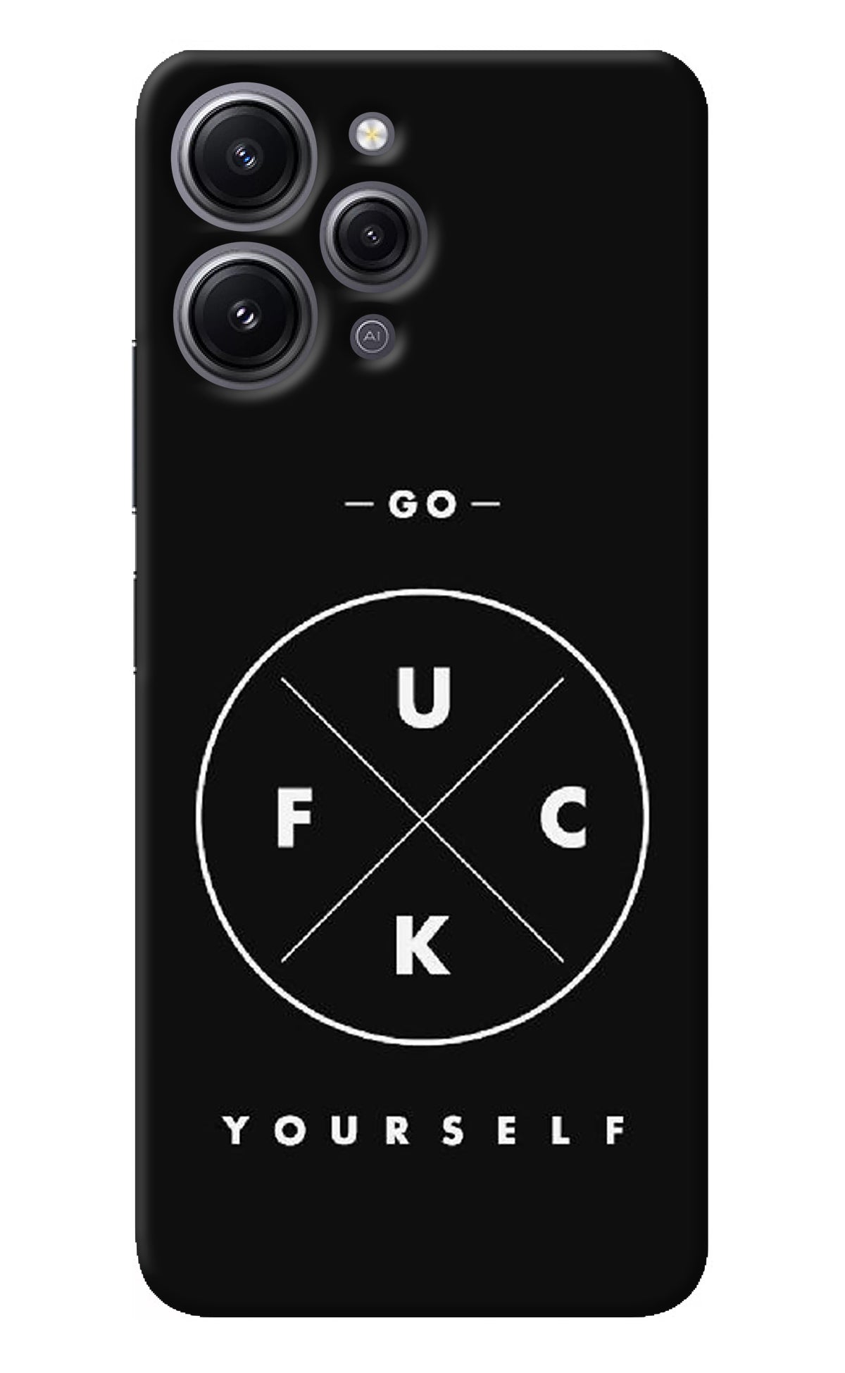 Go Fuck Yourself Redmi 12 4G Back Cover