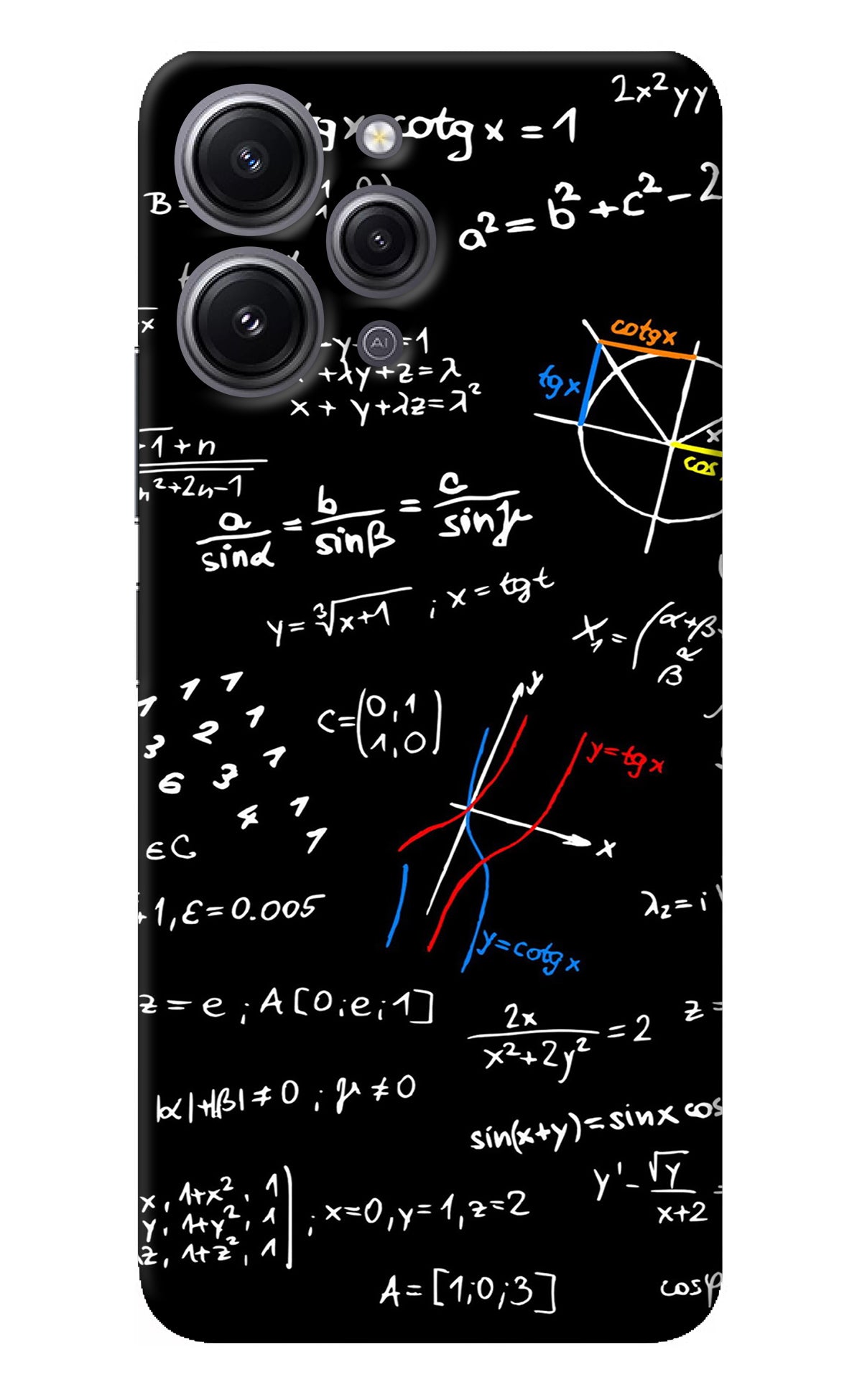 Mathematics Formula Redmi 12 4G Back Cover