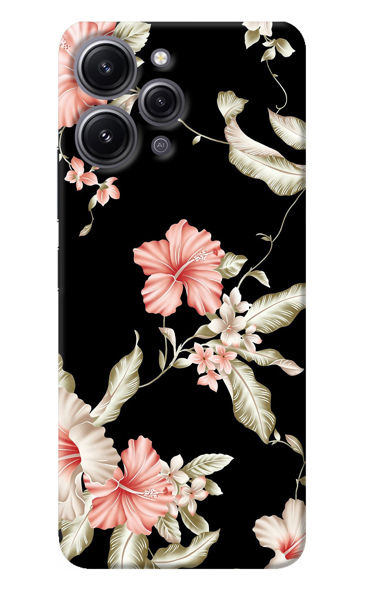 Flowers Redmi 12 4G Back Cover